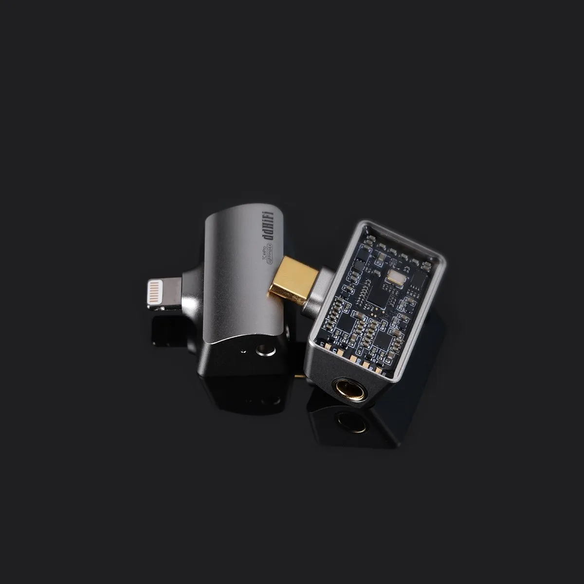 DDHiFi TC44Pro USB-C / Lightning To 4.4mm Balanced DAC Dongle for Android Ios Dual CS43131 DAC Chips, 32bit/384kHz PCM DSD256