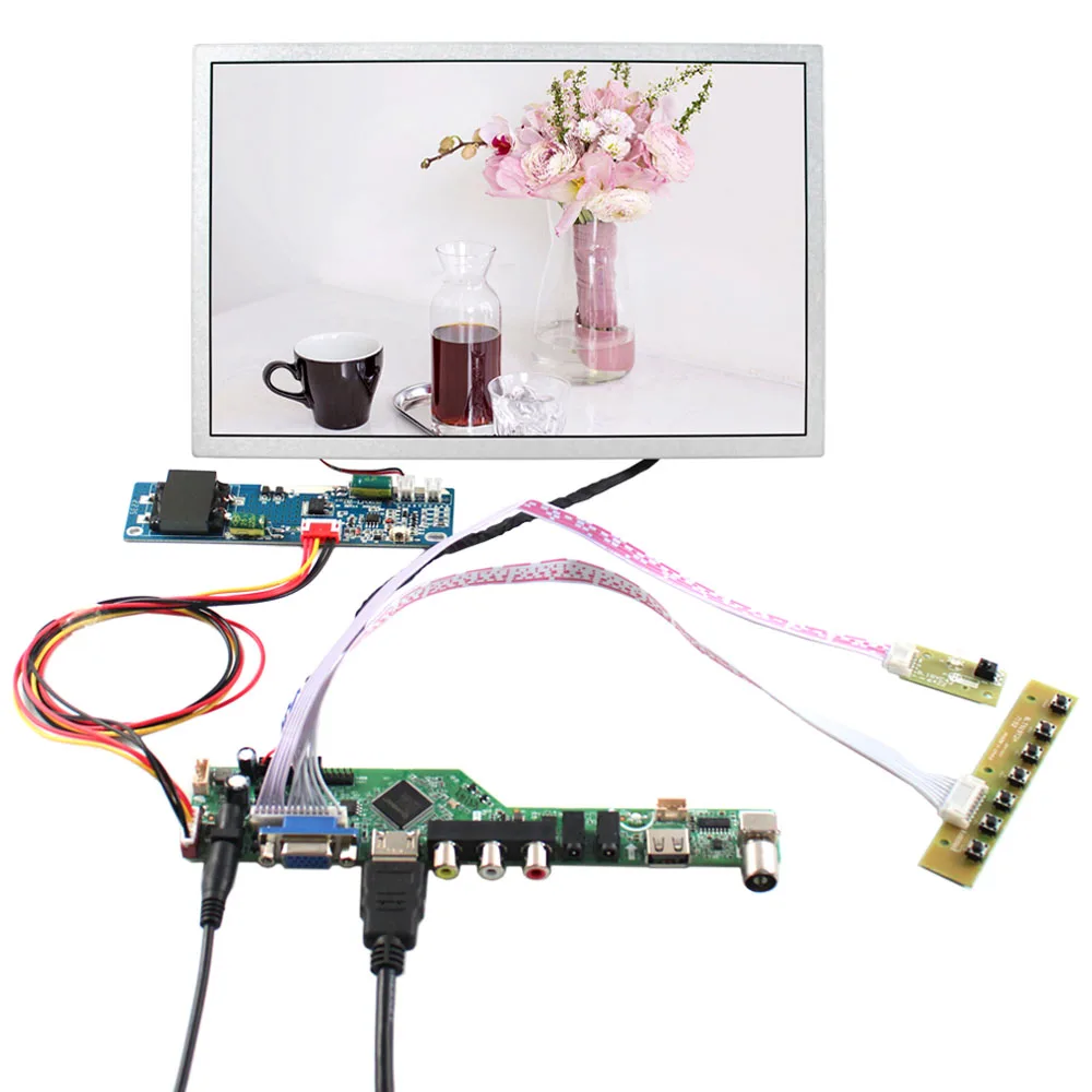 10.1in EV101WXM 1280x800 1000nit LCD HD VGA AV USB RF LCD Board Mirror Board