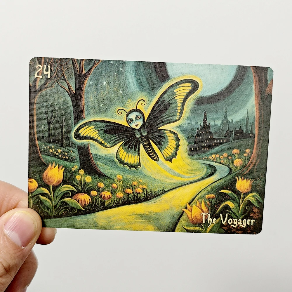 52 Enigmatic Cards Felix Nacht's Gallery of Hallucinations Oracle Deck 10.5*7.5cm