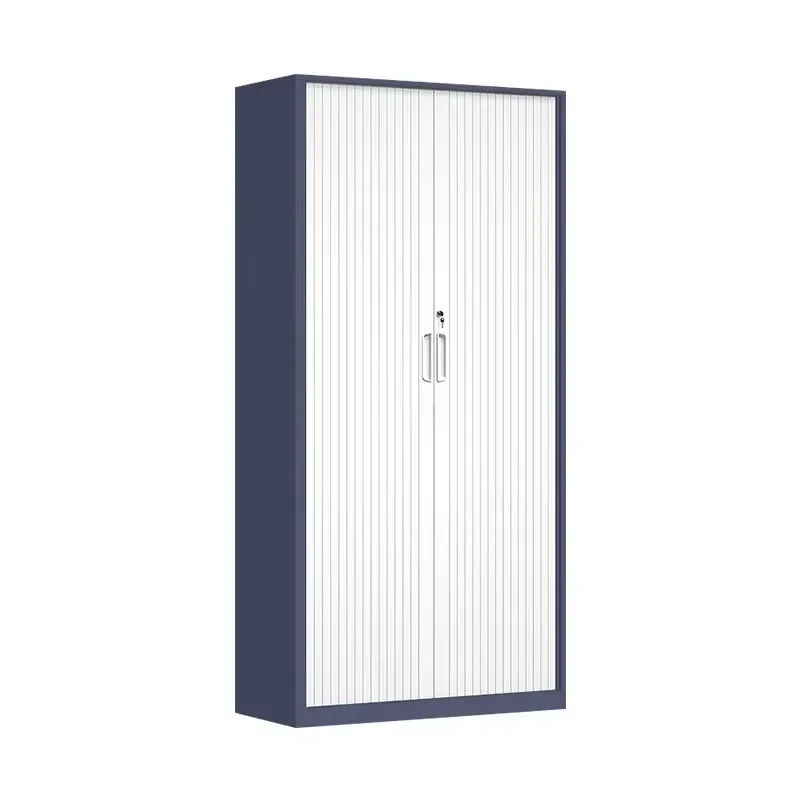 Custom-Built Modern Adjustable Roll-Down Metal Cabinet Waterproof Heavy-Duty Bespoke Roller Shutter Cupboard for School