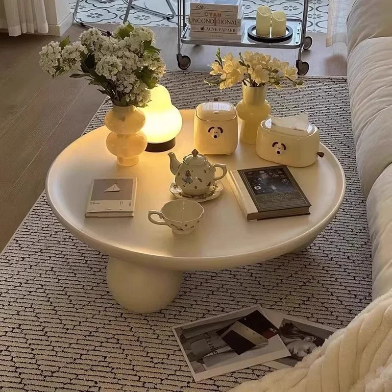 Classic Coffee Table Modern Minimalist Nesting Storage Side Table Space Saving Round Coutchtisch Living Room Furniture