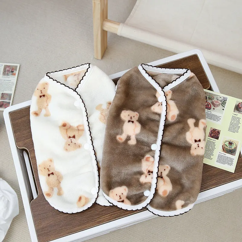 Pet Fleece Vest Winter Warm Dogs Clothes Puppy Breathable Jacket for Small Medium Dog Cat Coat Chihuahua French Bulldog Costumes