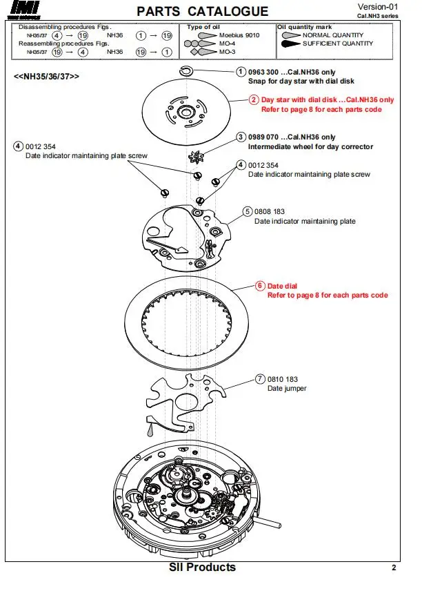 1 قطعة USB عصا اليابانية ساعة حركة إصلاح مواد الدراسة انفجرت عرض SW التزييت الرسم البياني أطلس PDF لصانع الساعات #1