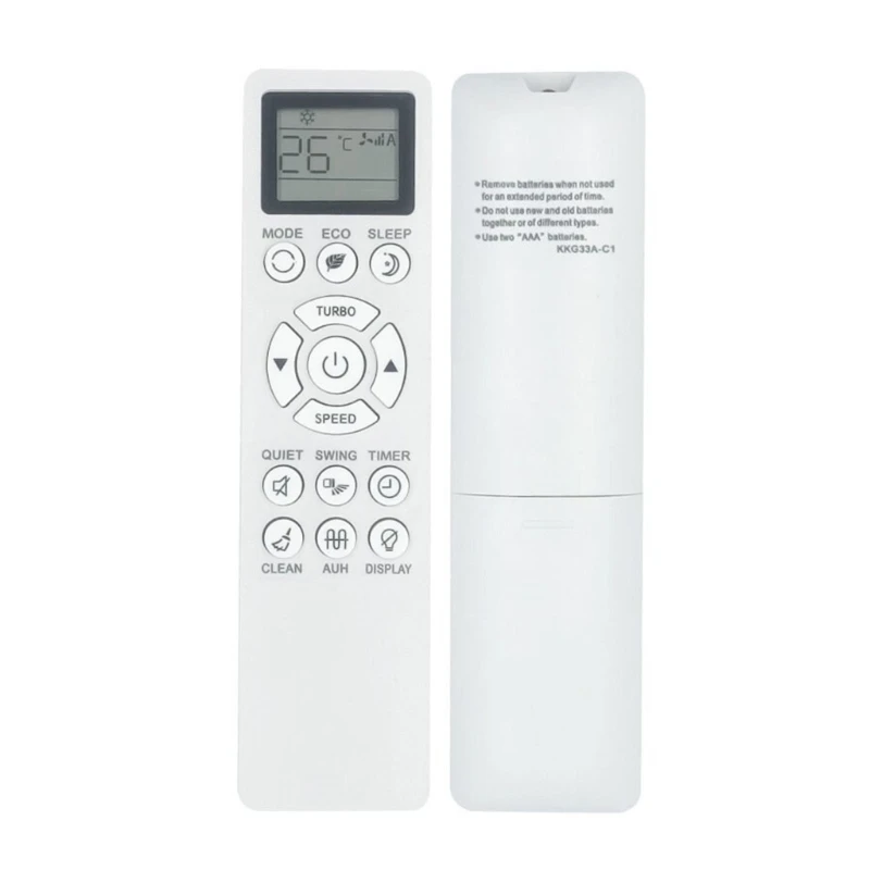 Air Conditioning Remote Control Replacement Remote Controller Functionality for KKG33A-C1 Air Conditioner Accessories