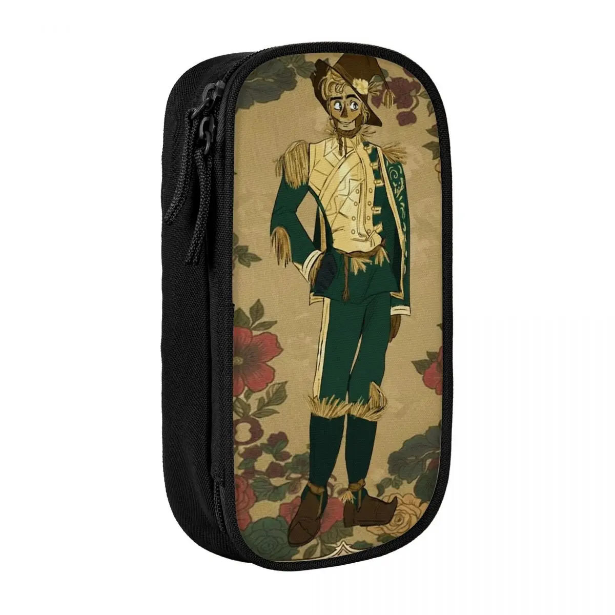 Wicked Scarecrow Gothic Tarot Card Jonathan Bailey Fiyero Pencil Case Pencilcases Pen Holder for Student Big Capacity Pencil Bag