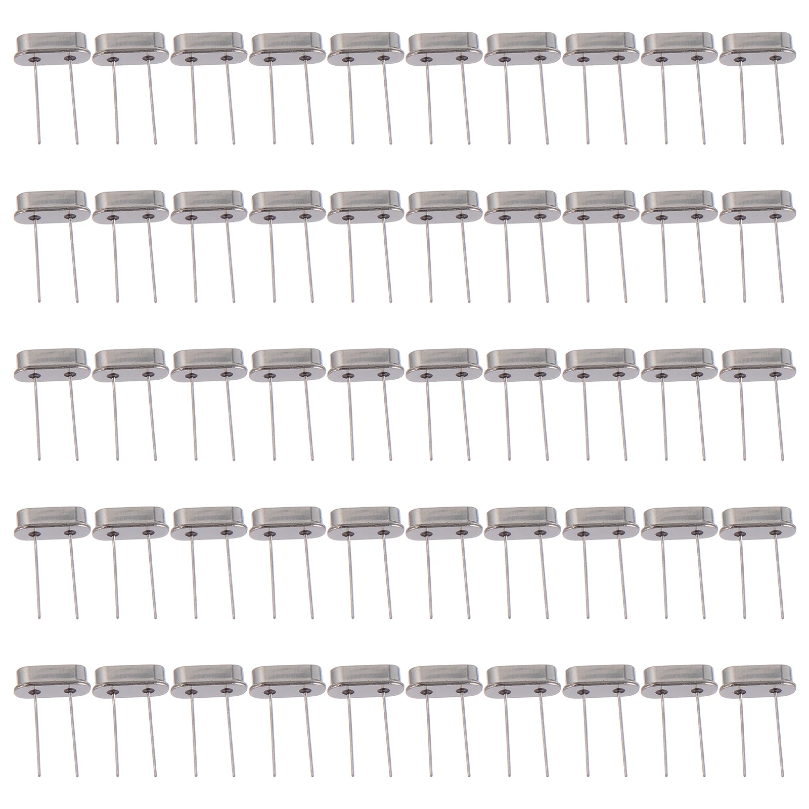 50Pcs Passive Quartz Crystal Resonators Extended Temperature Range High Stability Crystal Oscillators for Remote Controller