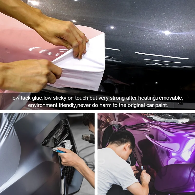 Unique Color Color Changing Film Car Body Protective Film Air Bubble Free Car Vinyl Wrapping Film