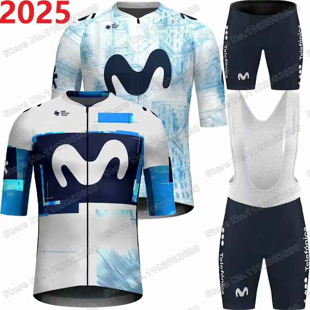 2025 Spain Tour Cycling Jersey Team M Set Summer Cycling Clothing Men Short Sleeve Kits Road bike Shirts Suit Bicycle Bib Shorts