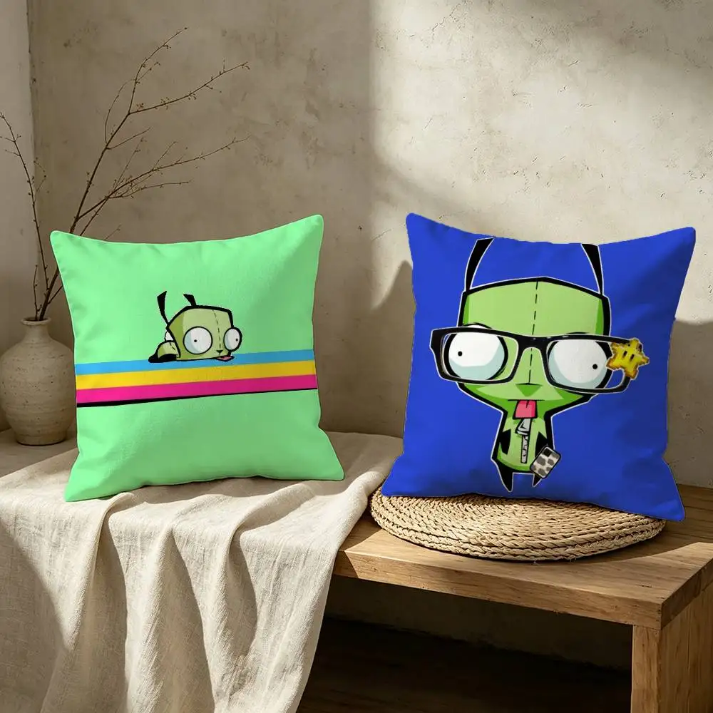 Madness-s Invader Zim Gir-ES Pillow Case for Sofa Living Room Home office Decor Protective Cover