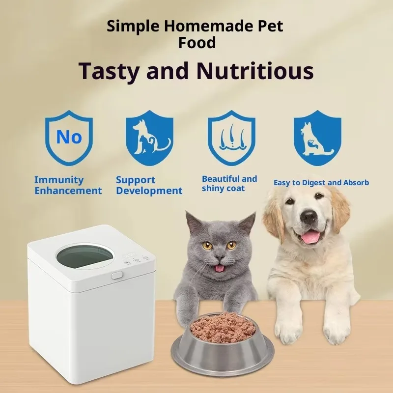 Multifunctional environmentally friendly electric plastic pet bowl IPX5 waterproof solid pattern dog one-click dry