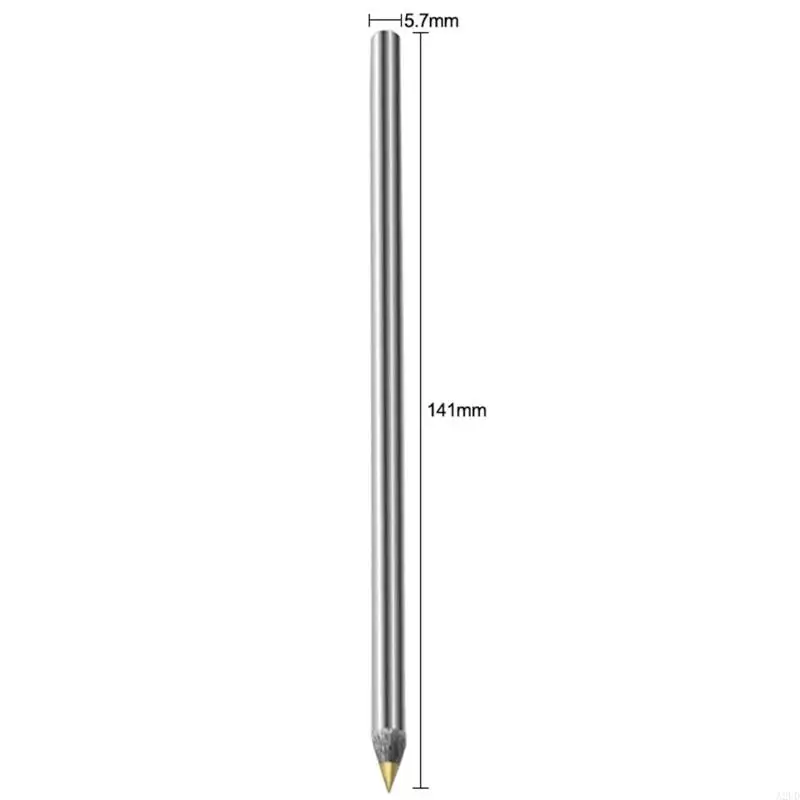 A2UD Metallmarker Stiftholz Schneidmarker Glasfliesenschneider Carbid Marker hart