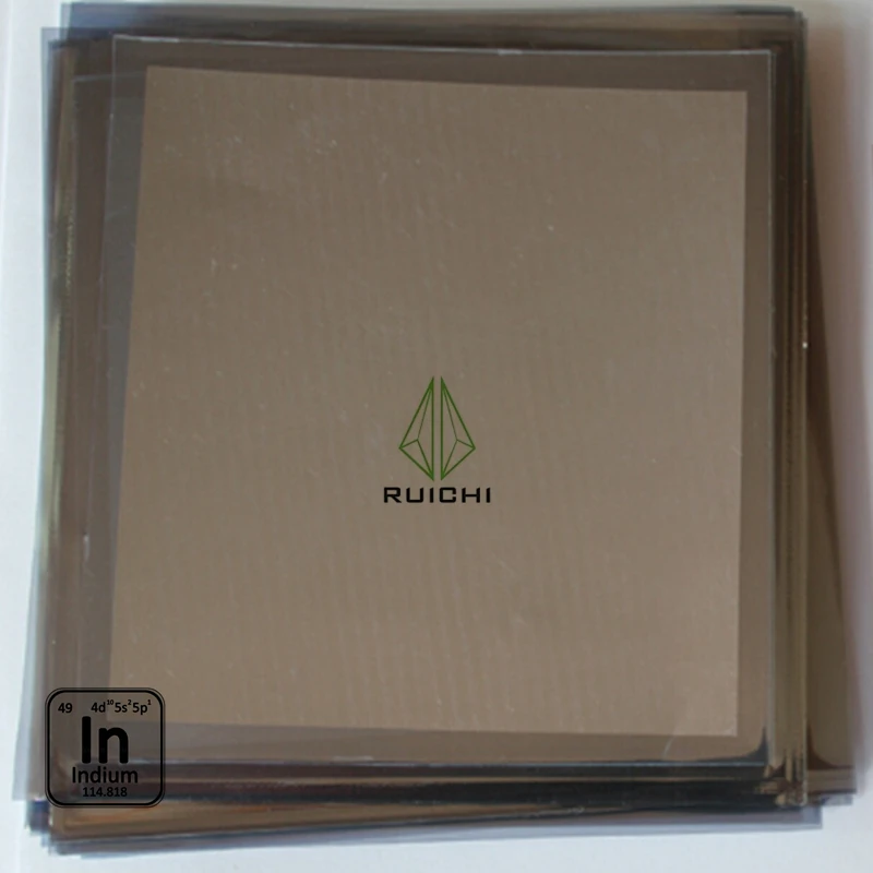 Indium Foil 0.2*100*100mm RUICHI 99.995% Pure Indium Foil Metal Sheet