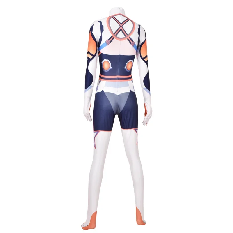 Halloween Honkai Impact 3, Kiana Kaslana Cosplay Kostüm Frau Superheld Zentai Anzug weiblicher Body Erwachsene Kinder Party Overalls