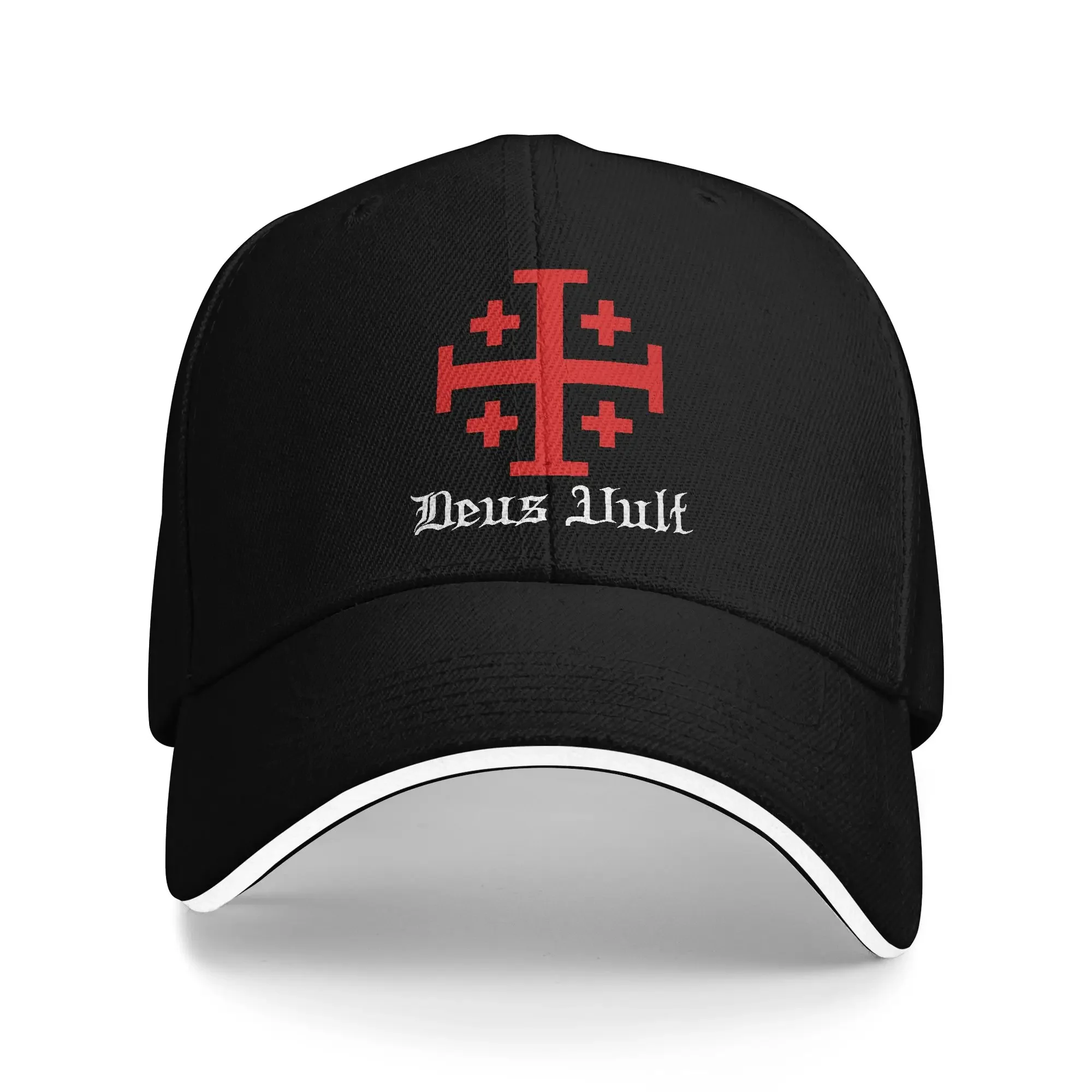Knight Jerusalem Cross Casual Baseball Cap Summer Trucker Hat Hot Sale Hiking Hip Hop Hats Female Male Funny Baseball Caps