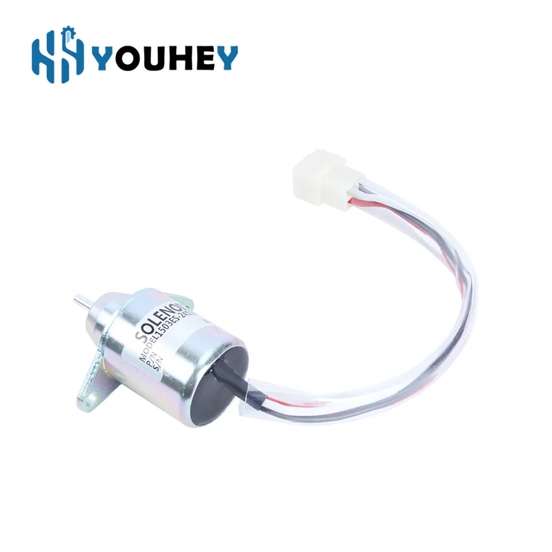 1503ES-24S5SUC5S وقف الملف اللولبي الوقود الملف اللولبي 12 فولت 24 فولت ل كوبوتا SA-4569-T D905 D1005 V1205 V1305 V1505 #4