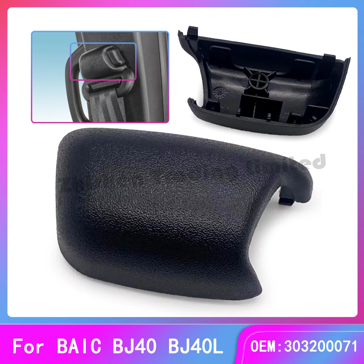 For BAIC BJ40 BJ40L Gasoline version Diesel version left and right seat belt upper fixing point plug cover decorative cover smal