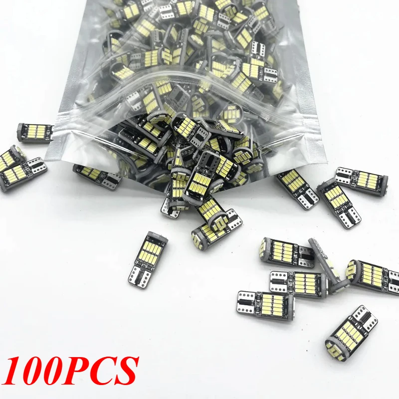 

Оптовая продажа CANBUS T10 26SMD 4014Chips T10 LED 194 501 белые сигнальные лампы, лампы для освещения салона автомобиля, габаритные огни, лампы для чтения
