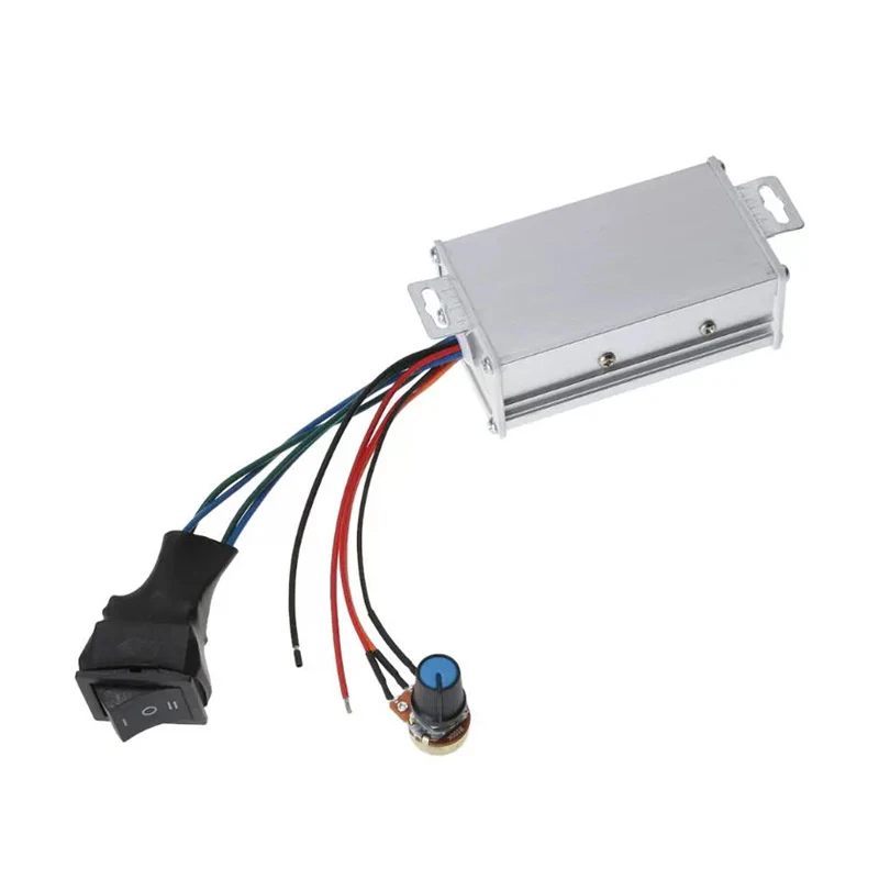 Brush Motor Pulse Width Modulator Regulator, DC Motor Speed Controller Module, DC 9V-60V, 12V 24V 36V 48V 60V
