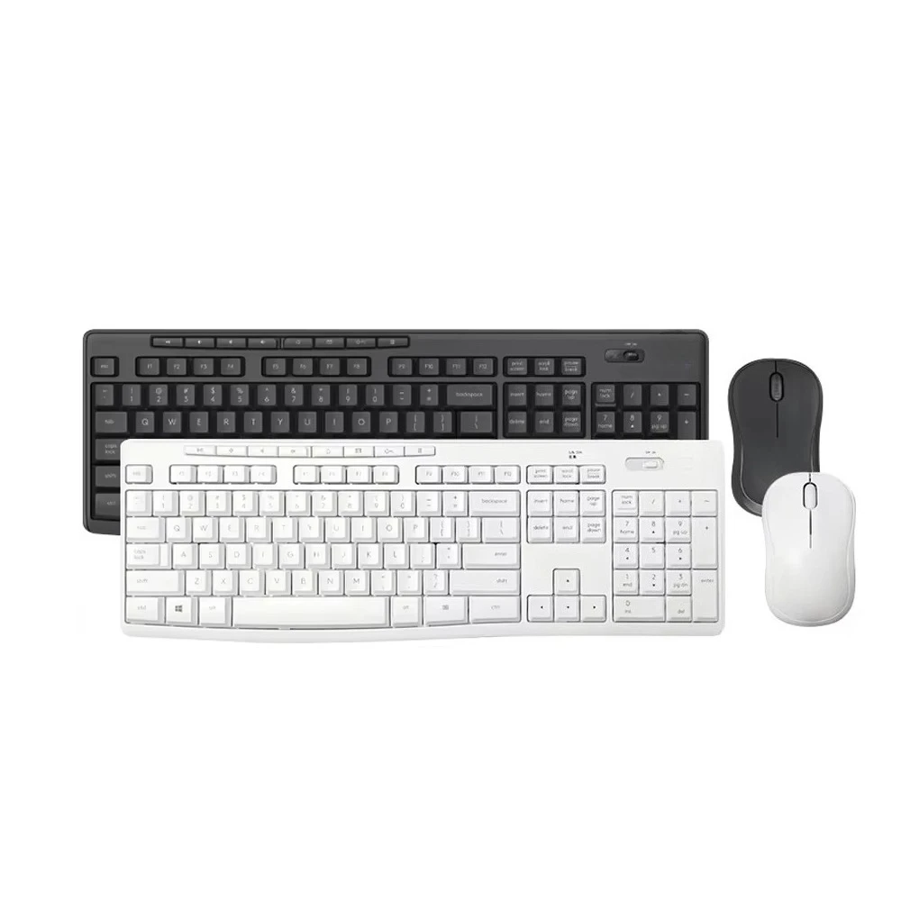 

Wireless Mouse Keyboard Combos Set Logi 2.4G Wireless Mouse Silent Keyboard for Home Office PC Laptop