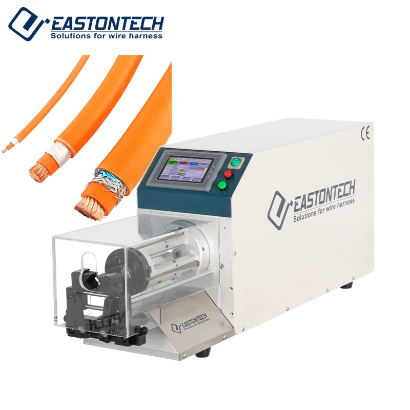 Semi-automatic Coaxial Wire Stripper Machine EW-06S OD 23mm Cable Stripping Machine