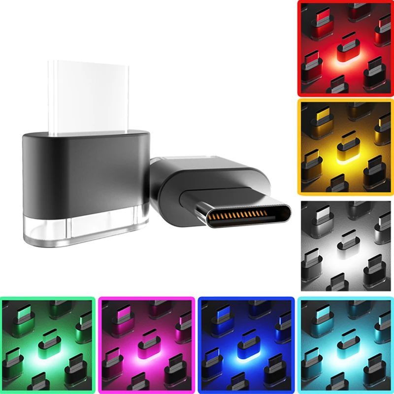 New Model Mini Type-C LED Ambient Light Portable Plug-and-Play Decorative Ambient Lights for Indoor Environment Lighting