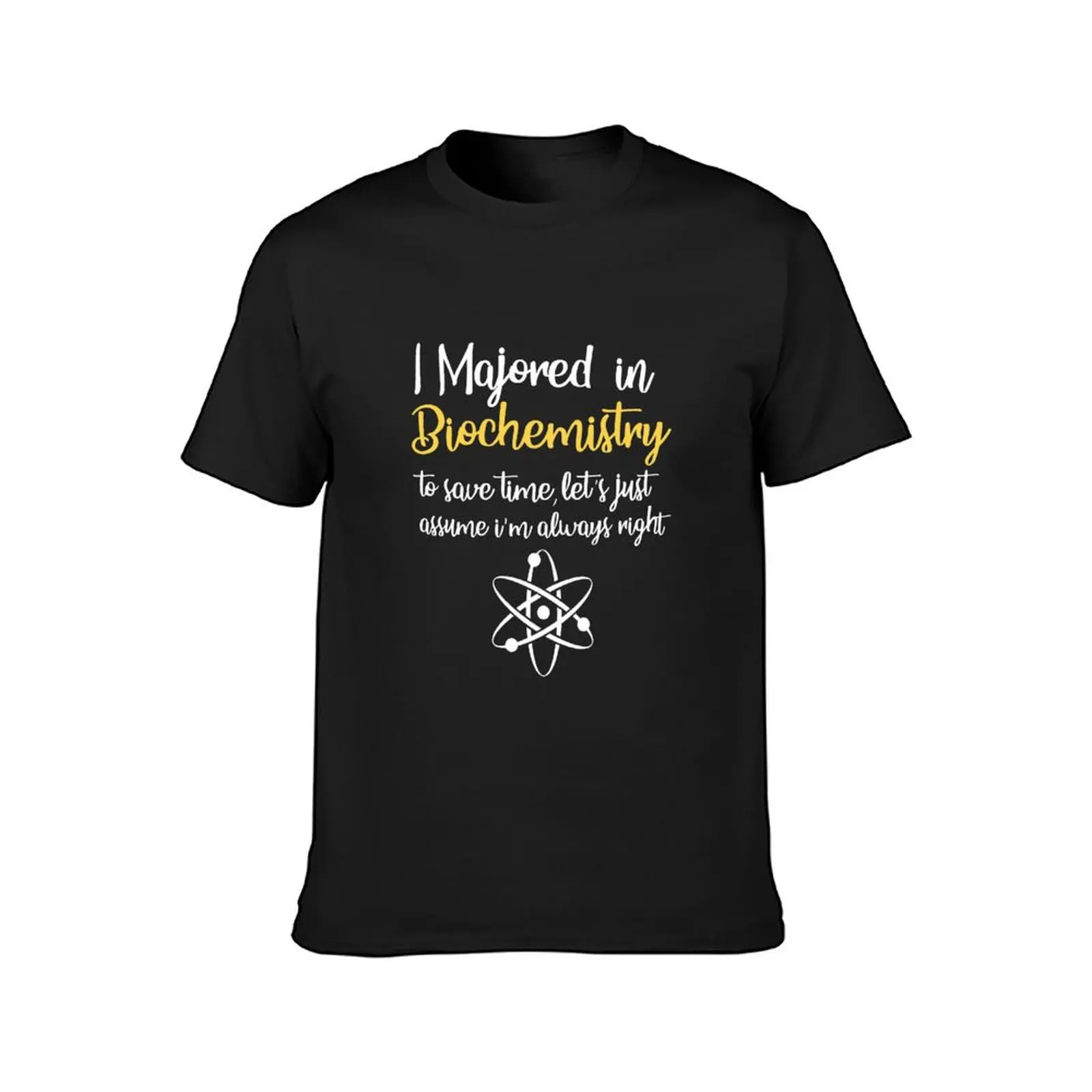 I Majored In Biochemistry Gift for Biochemist T-Shirt for a boy vintage clothes customs design your own men clothes