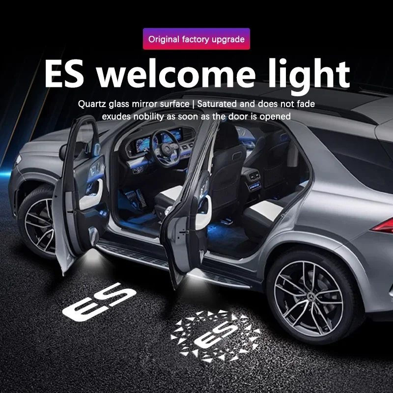 Car HD Projector Lamp LED Auto Door Welcome Light For Lexus ES ES200 ES300 ES330 ES350 ES400 ES430 2006-2025 2023 Accessories