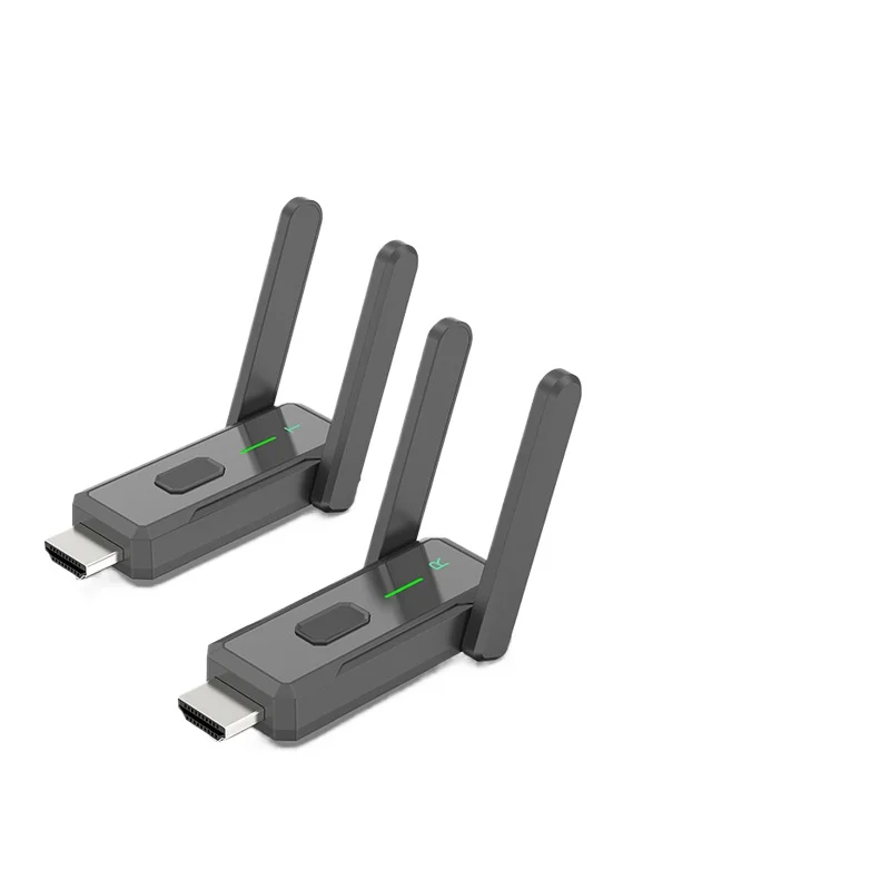 Pemancar video HDMI nirkabel pemanjang nirkabel definisi tinggi 150 meter transmisi gambar satu-ke-dua nirkabel sama