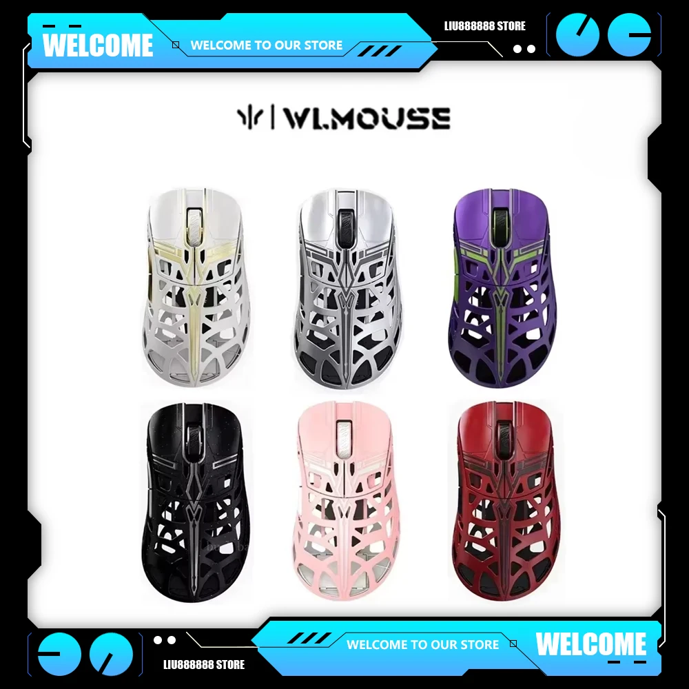 Wanling Wlmouse Sword X Mouse Rgb Dual Mode Wireless Gaming Mice PAW3950HS Customize Light Weight Office Pc Accessories Gifts