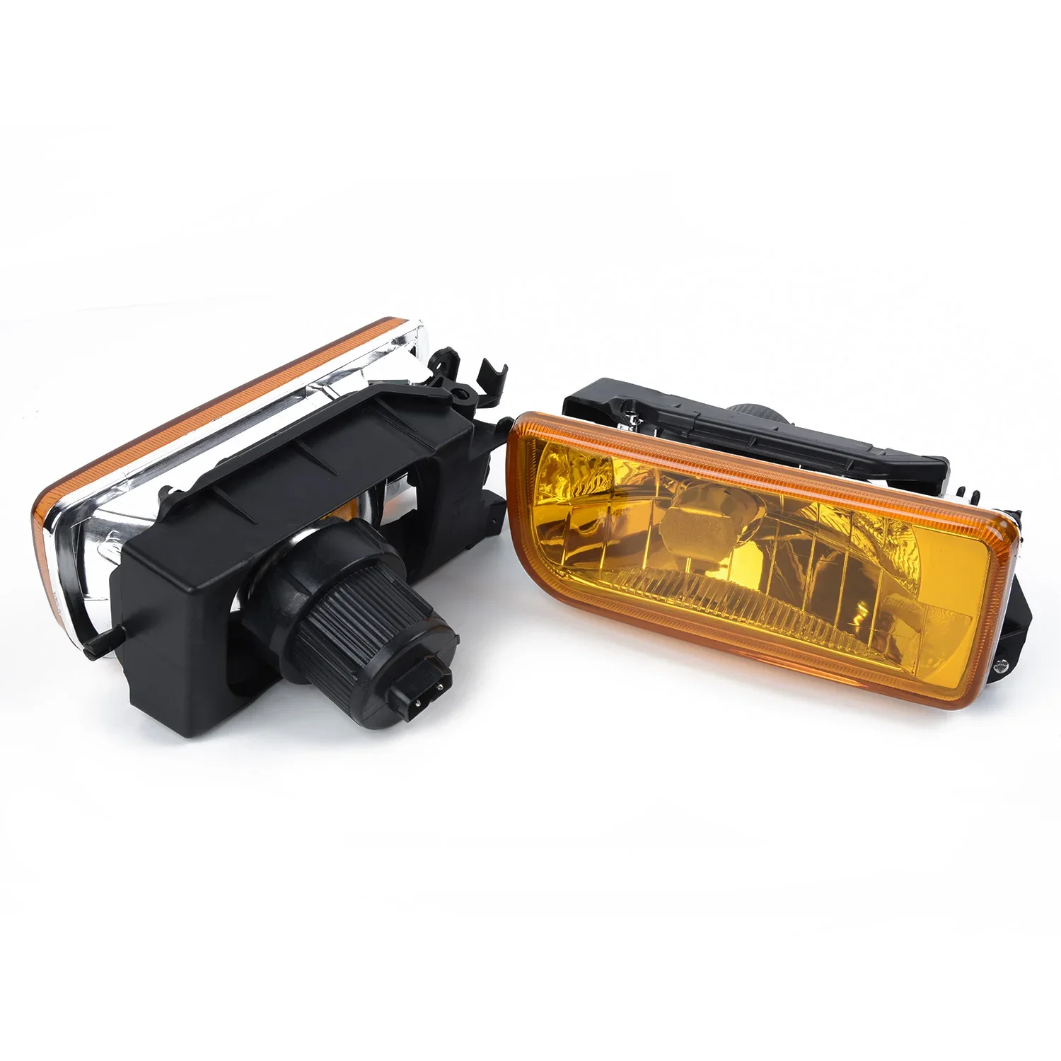 

2pcs For BMW E36 For M3 1992-1998 Chrome Fog Lights Replacement Lamps Yellow Lens Driving Head Lamp H1 12V 55W 63178357389