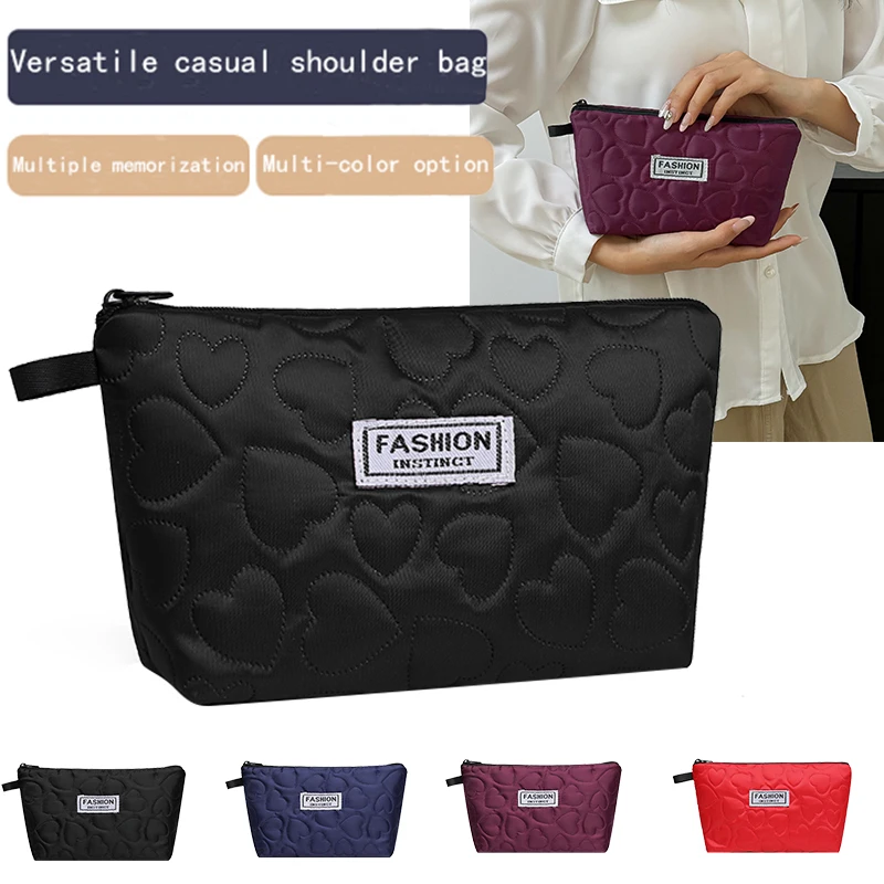 

Durable Water‑resistant Nylon Crossbody Bag Elegant Quilted Texture Small Phone Purse for Women Casual Everyday Wear