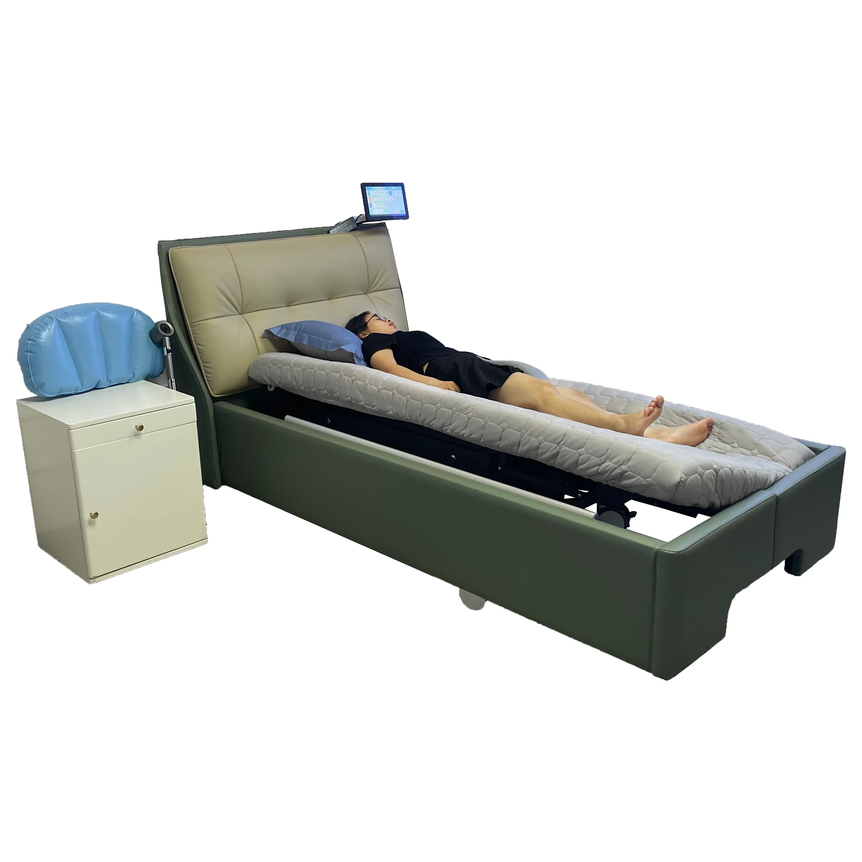 Versatile smart medical and nursing bed for incontinent patient with personalized parameter setting and anti-bedsore system