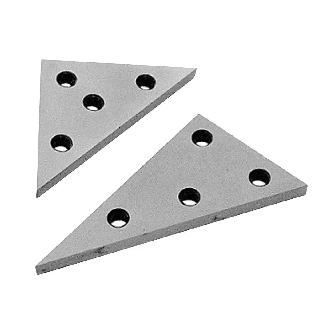 Precision Ground Angle Block 2pcs Set for Lathe Mill Gauge Machinist Tool Layout Measuring Plates