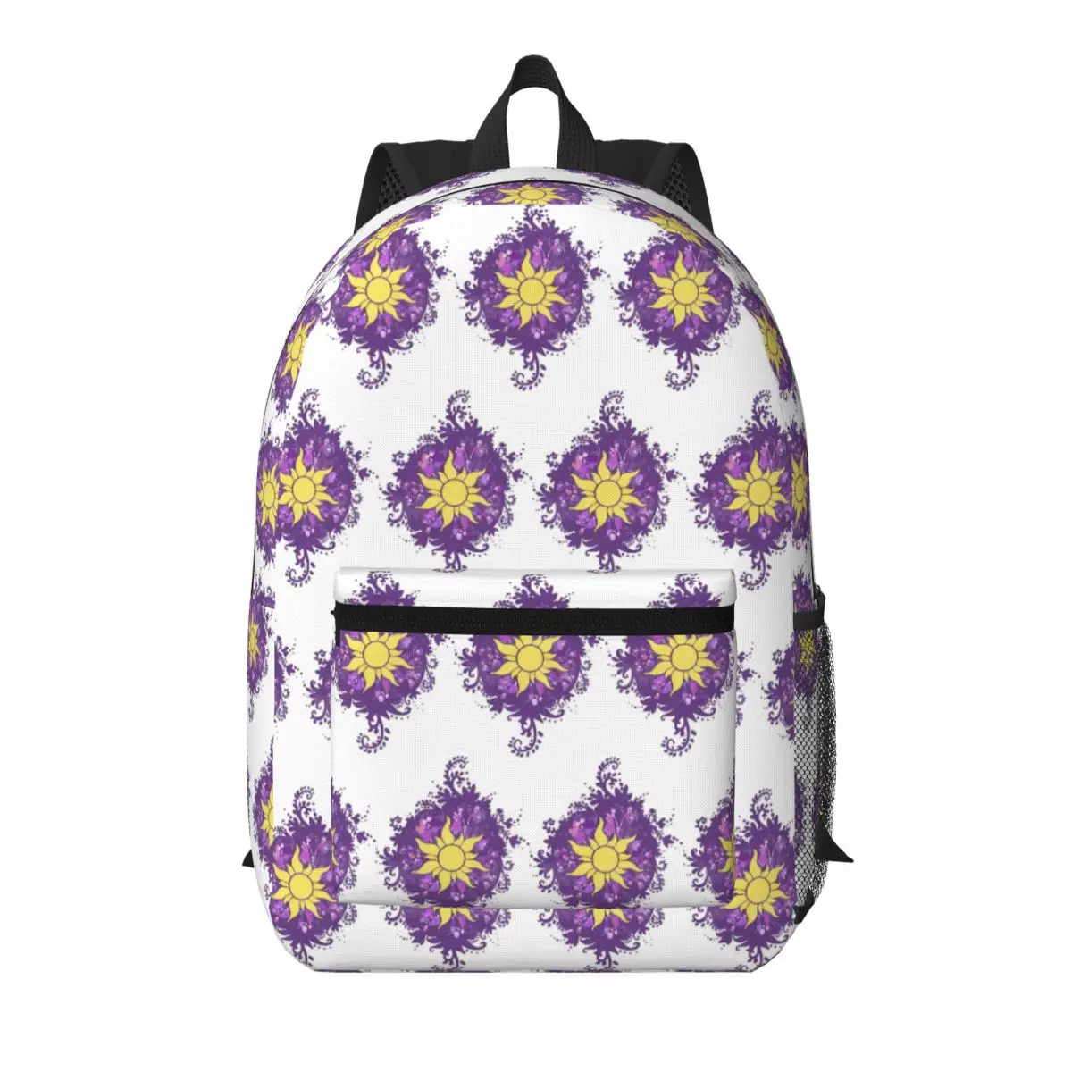 Tangled - Sun - Kingdom Dance Student Backpack School Bag Hiking Travel Daypack for Men Women Bookbag Shoulder Bags