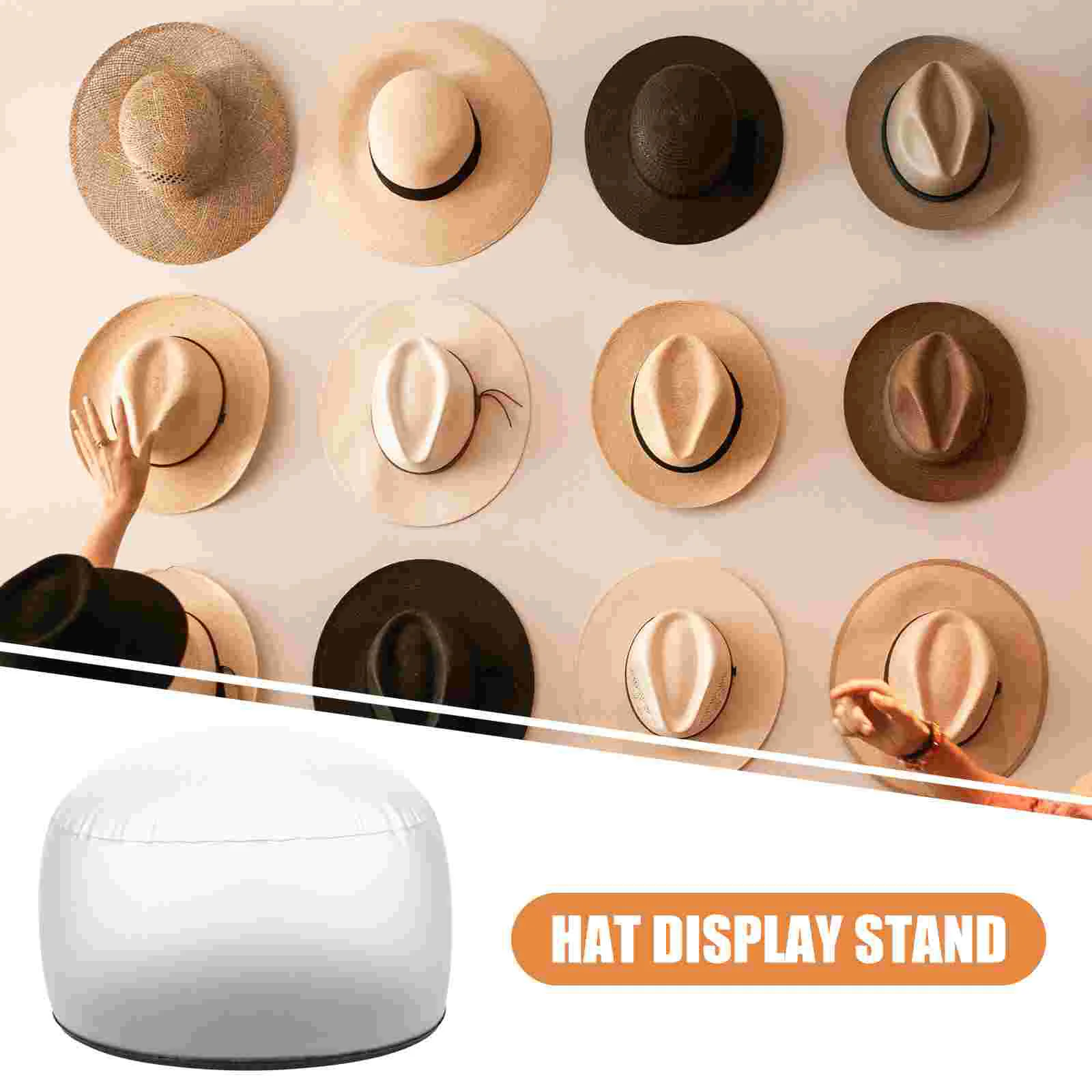 Hoed Ondersteuning Baseball Cap Plastic Houder Rack Opblaasbare Houders Desktop Opslag Displaystandaard voor Winkel Pvc Rekken