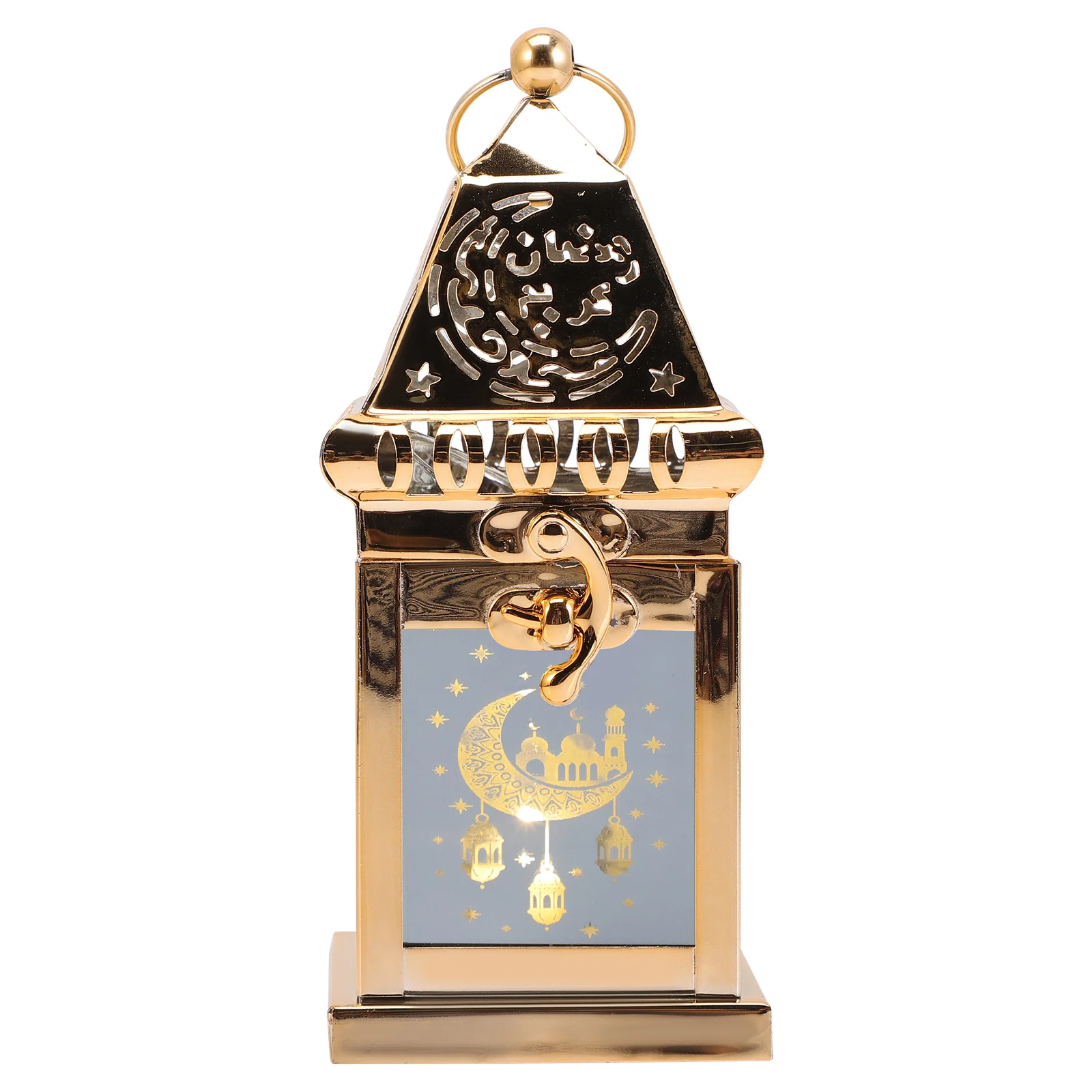 

Metal Ramadan Lantern LED Light Ramadan Decoration for Home Party Bedroom Office Decorative Lamp Lantern Decorative