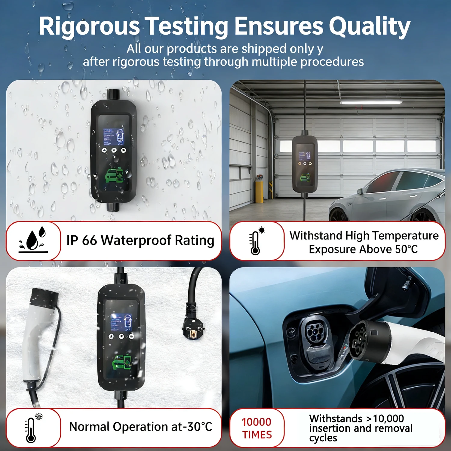 EV Charger Type2 16A 3.5kW Por - огляд і ціна Ev Charging Cable