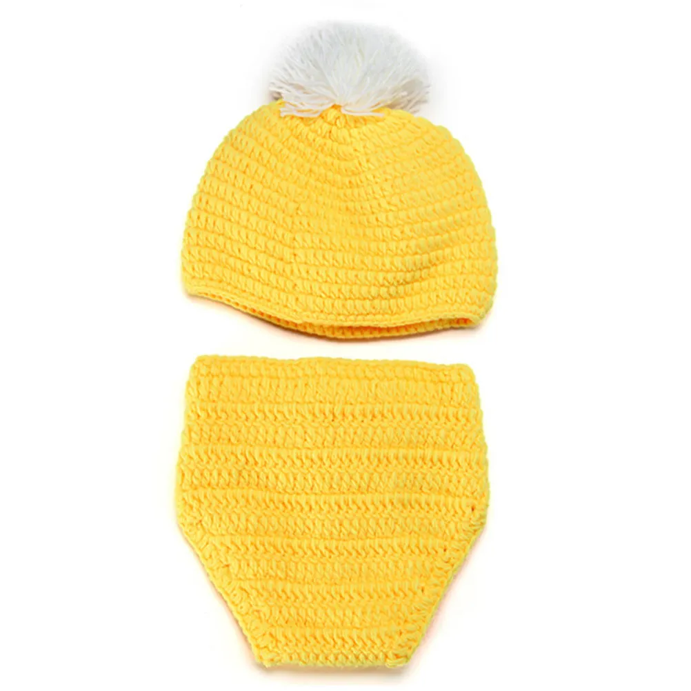 Disfraz de pollo amarillo tejido a mano para bebé recién nacido, accesorio para fotografía, ultra suave y cómodo, hecho a mano para estudio