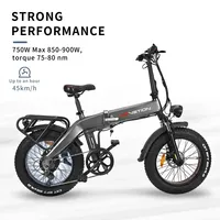 DRVETION  BT20  Electric bike 20 Inch Off-road Tyre 750W motor 10AH 48V  Lithium Battery Aluminum alloy Folding electric bike
