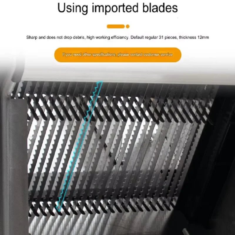 Toast Slicer Electric Fully Automatic Bread And Toast Slicer 12MM Thickness Stainless Steel Square Slicer