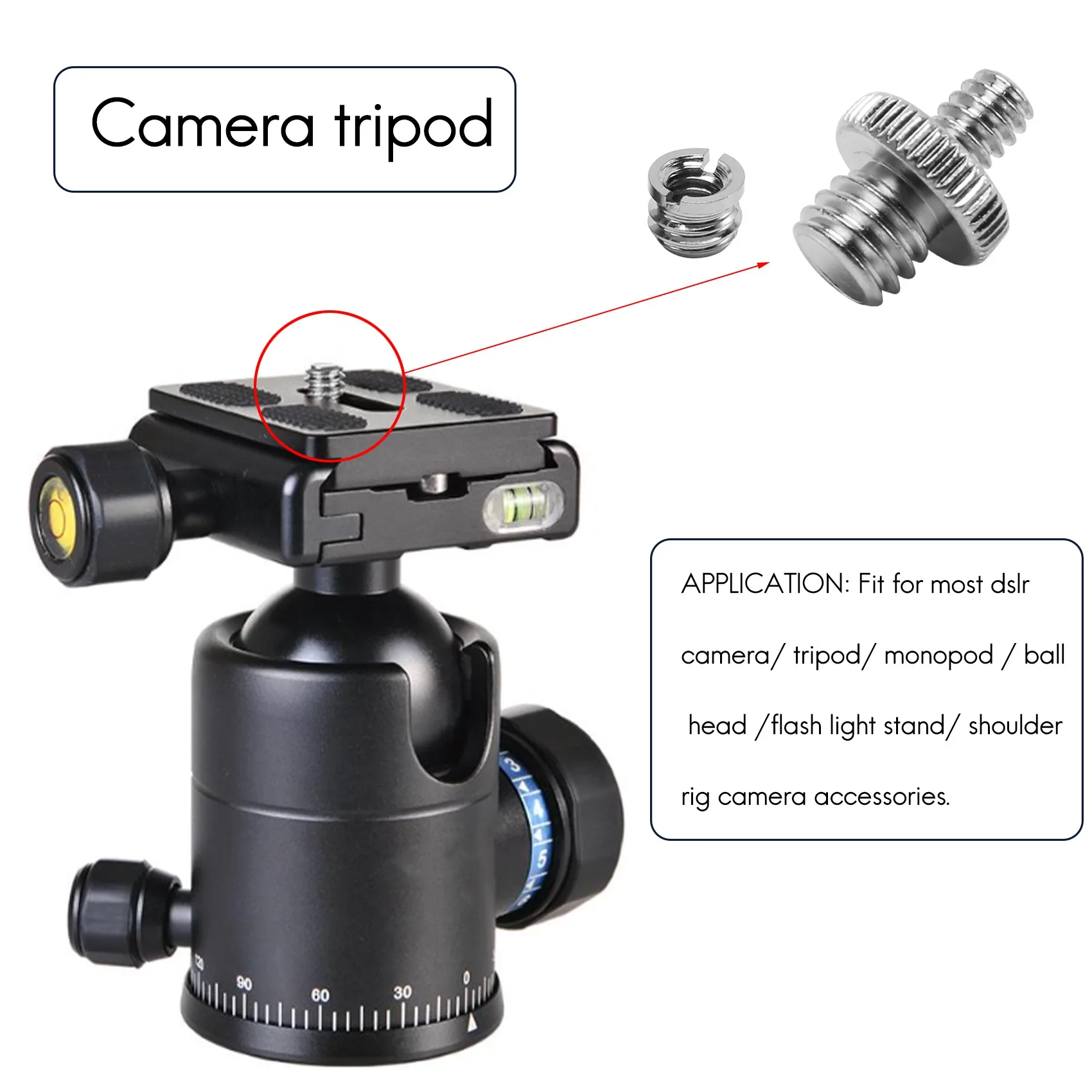 High-end 10 Stuks 1/4 inch en 3/8 inch Camera Schroef Adapter Converter Schroefdraad Mount Set voor Statief Monopod Balhoofd Light Stand