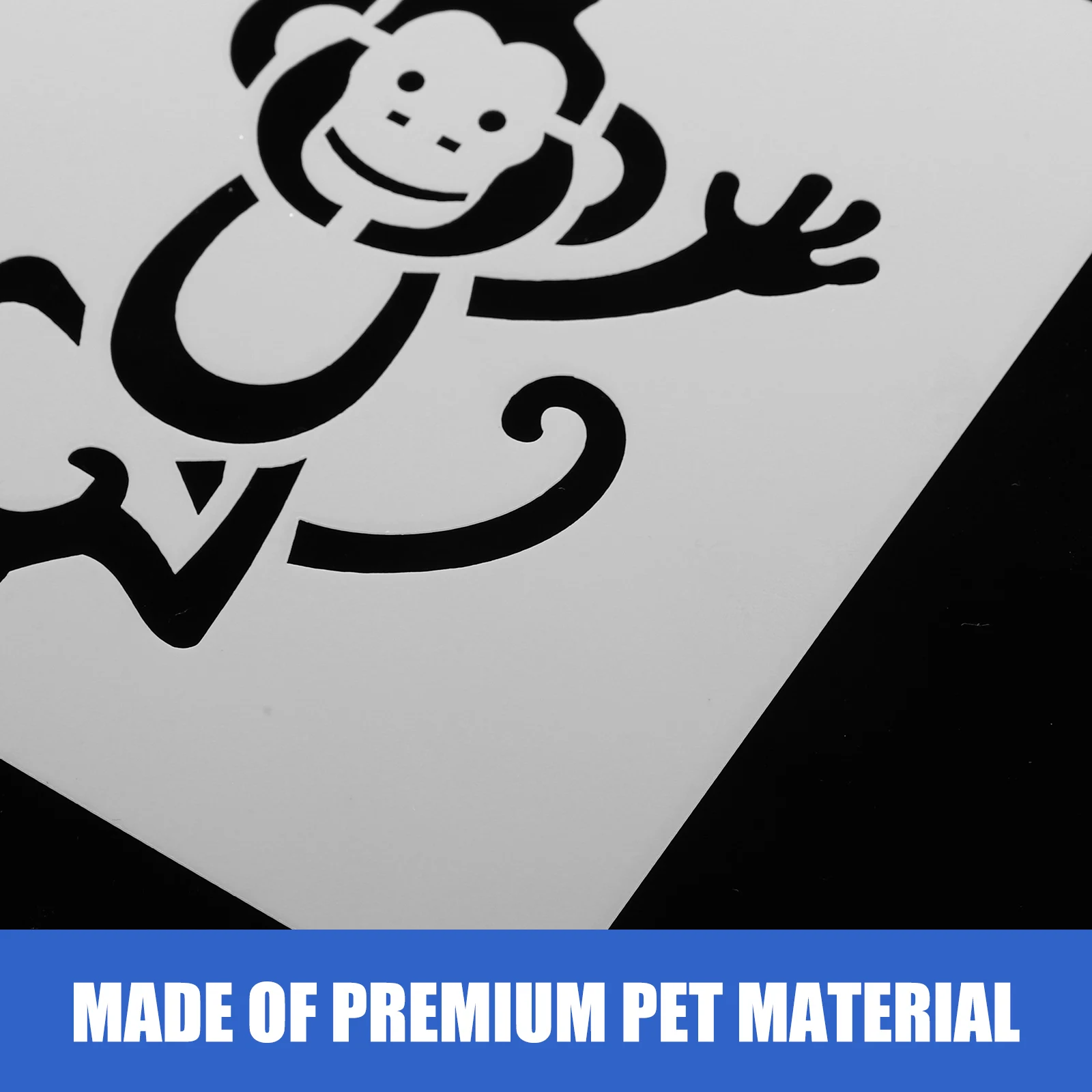 

20Pcs Cartoon Drawing Stencils Colorful Kids Crafting Stencils Animals Painting Mold Templates Creative Art Supplies