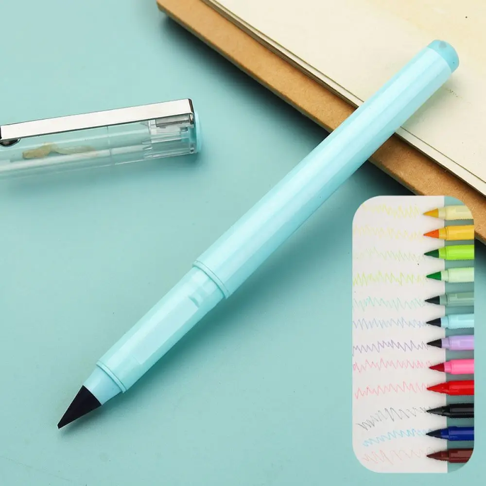 Eternal Inkless Colored Pencil Set Erasable Drawing Pen Ergonomic Posture Correction Art Supplies School Stationery Writing
