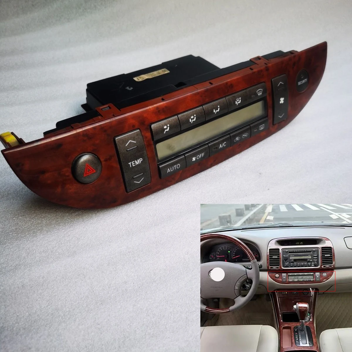 Original disassembly used car air conditioning control panel switch air conditioning instrument panel suitable for Camry 2.4 2.0