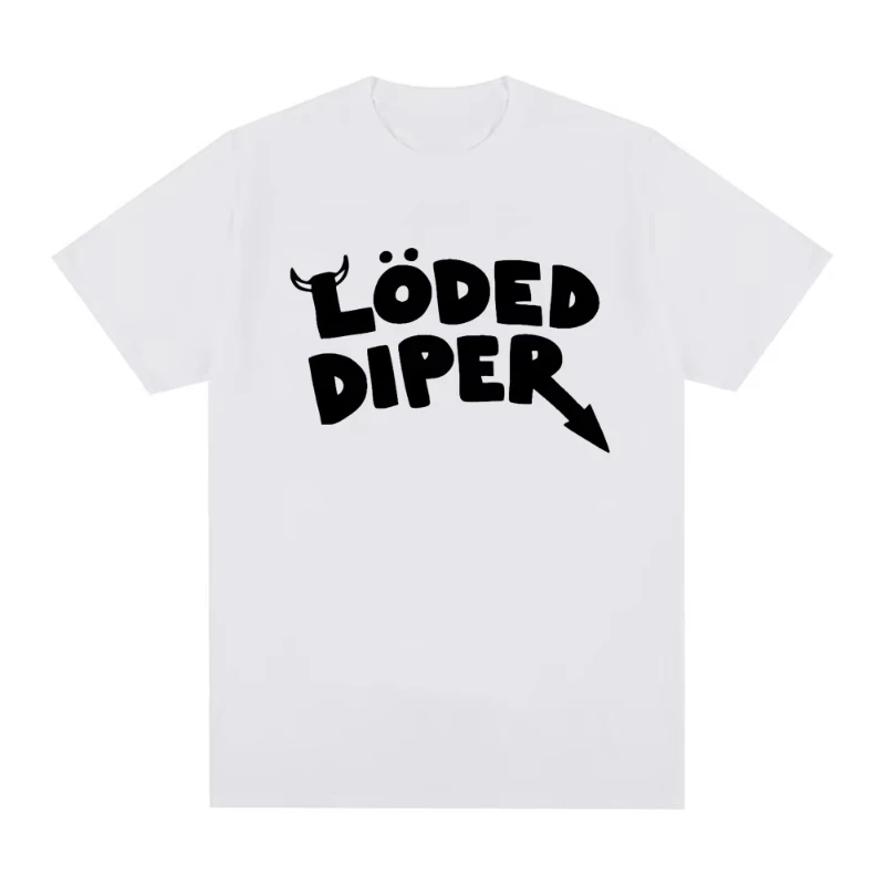 2026 LODED DIPER DIARY OF A WIMP KID T Shirt Male Brand Tee Shirt Men Summer Short Sleeve T Shirts Harajuku Couples