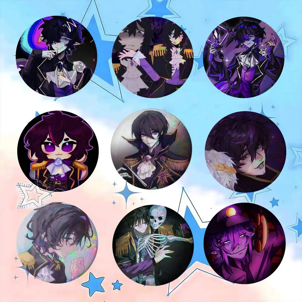 ANIME F-Fluixon    Anime Creative Tinplate Soft Button Pins Animal Icon Brooch Lapel Backpack Badge Accessories Pin