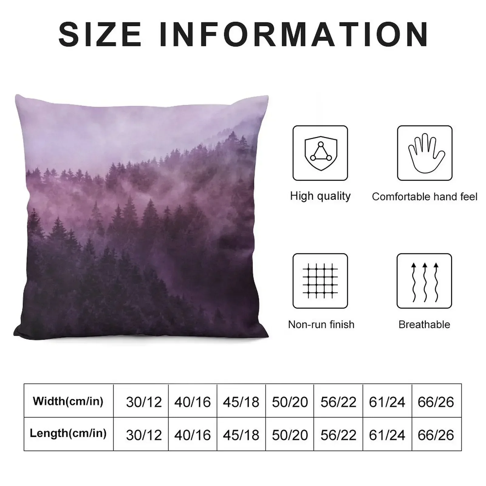 Excuse Me, I'm Lost // Laid Back In A Misty Foggy Raspberry Wilderness Romantic Cascadia Trees Forest Covered In Pu Throw Pillow