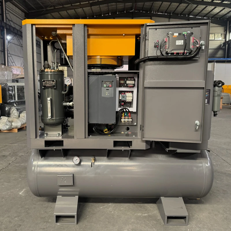 air Compressor With air Dryer air tank Filter 7.5kw 11kw 15kw 22kw 30kw 10hp 15hp 20hp 30hp 7/8/10/12bar 16bar