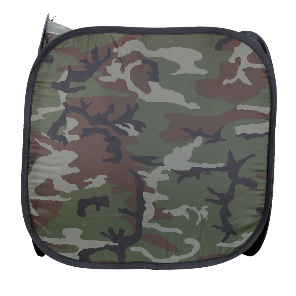 

Folding Shooting Training Tent with 4 Nylon Clasps Double Net Fabric for Eye Relaxation Hand-Eye Coordination for Outdoor