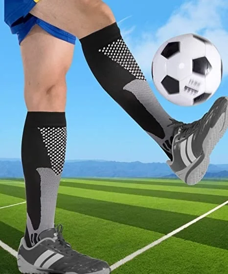 Compression New Socks 20-30 MmHg Fit Varicose Veins Medical Swelling Diabetes Atheletic Anti Fatigue Football Soccer Stockings